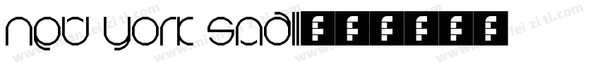 New York Small字体转换